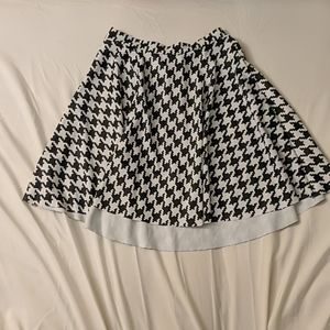 Black milk houndstooth skater skirt xs new